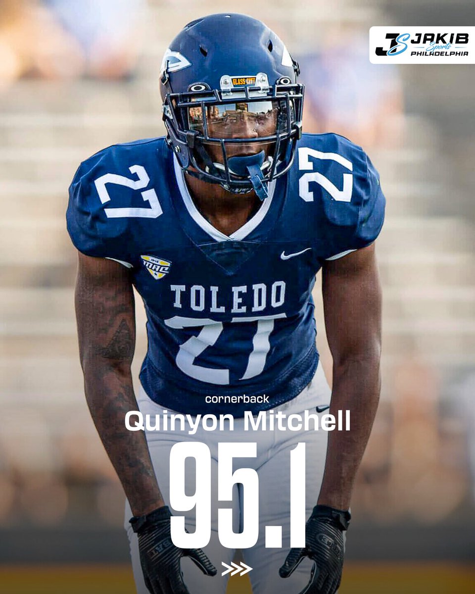 Highest-graded CB since 2022: Quinyon Mitchell - 95.1 🚀