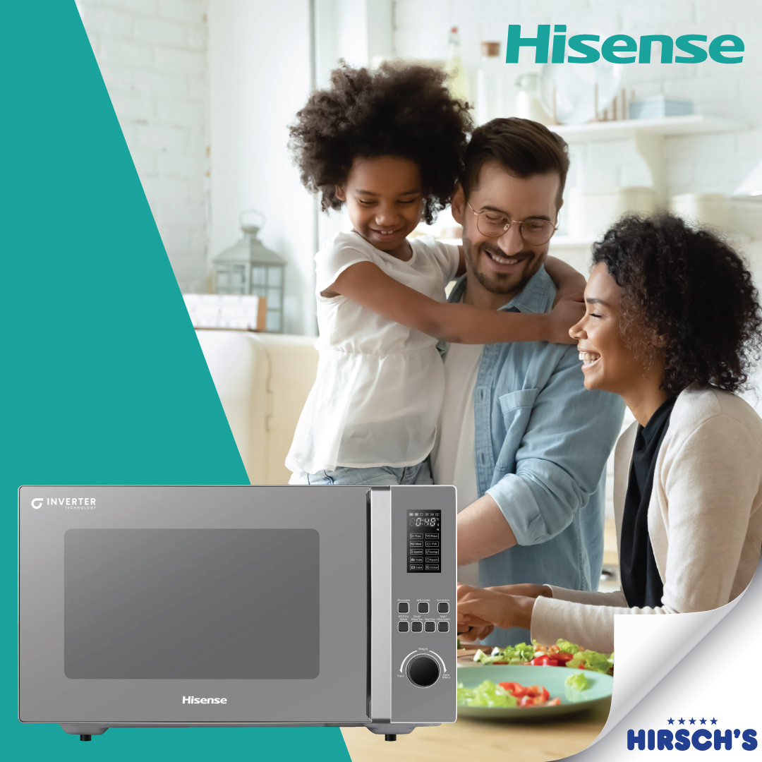 Looking for an efficient and affordable microwave for your family ? Craving something tasty? The Hisense 42L Silver Grill & Convection Microwave is your answer 😉💙 Shop in store or online - bit.ly/3J3RnQZ