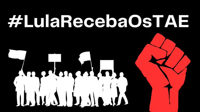 jneto8's tweet photo. Juntos somos mais fortes! Queremos reestruturação e recomposição salarial já! #LulaRecebaOsTAE @LulaOficial https://t.co/5NQPXJkk5g
