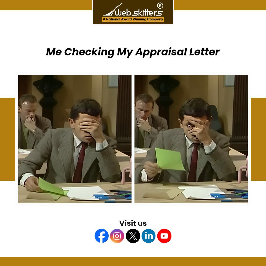 So, How was your appraisal?😢 . . . #corporatememe #corporate #office #officememe #appraisal #funnypost #sarcasticmeme #Webskitters