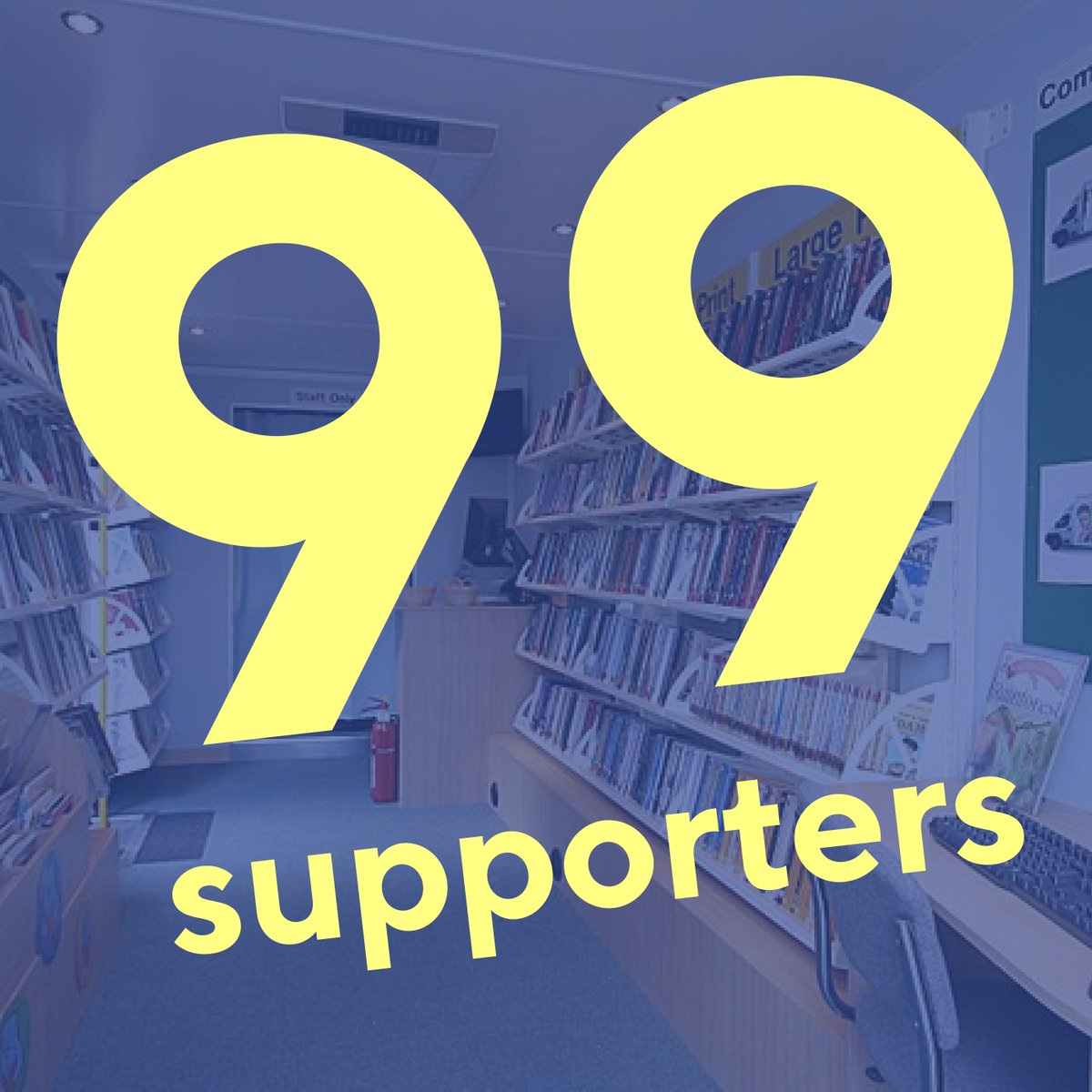 A huge thank you to all of our 99 supporters so far! Will you be number 100? crowdfunder.co.uk/p/mobile-libra…