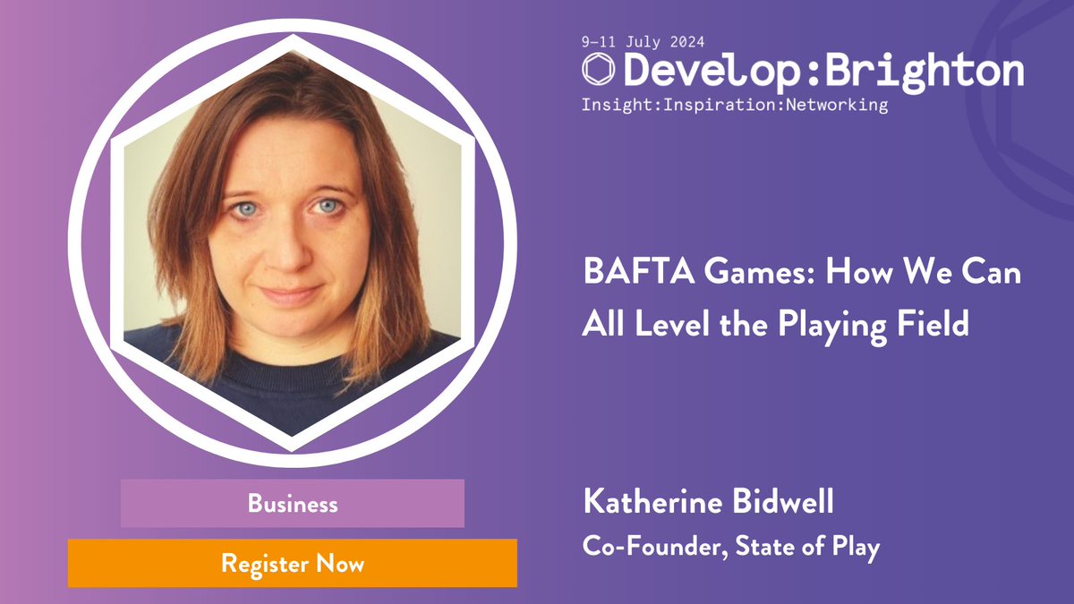 This summer, we'll be joined by Luke Hebblethwaite from BAFTA (@lukethehebble), Katherine Bidwell from @state_of_play, and consultant Kathryn Ellis. They'll be exploring what we all can do to progress social mobility in the industry. #DevelopConf