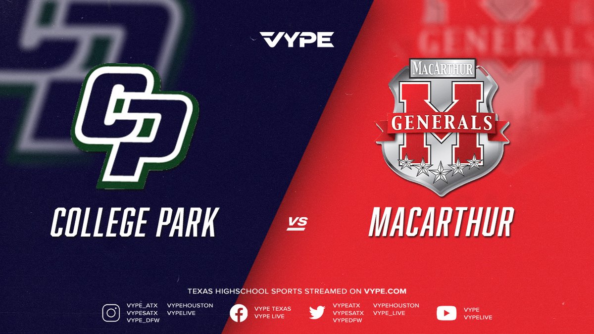 7PM - NFHS | 6A Softball Bi-district, 1-Game: College Park vs. MacArthur @vypehouston @nfhs_org @TWCPSoftball @MacGenSoftball @MacGenAthletics vype.com/7pm-nfhs-6a-so…