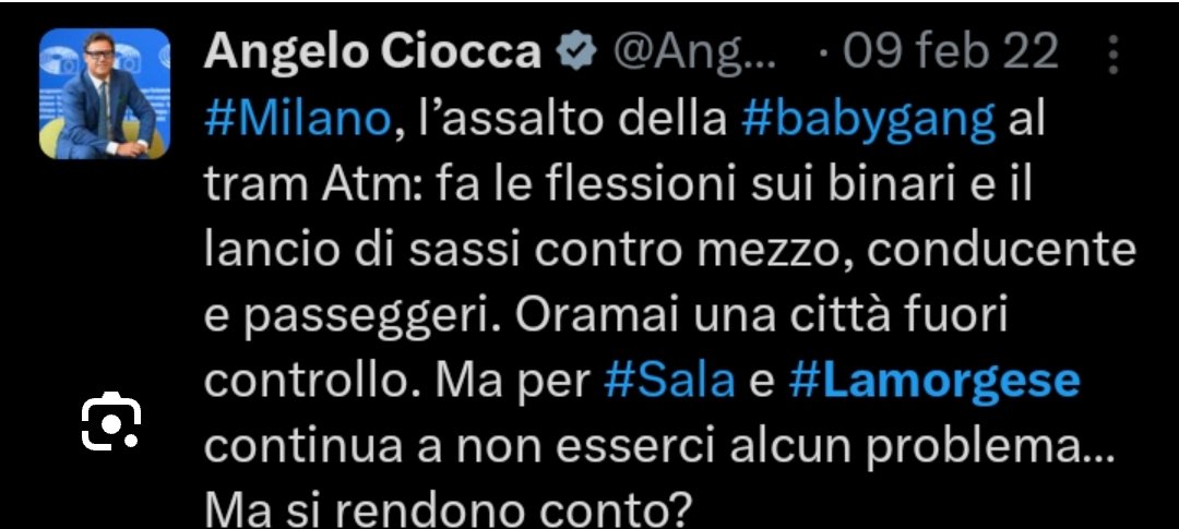 @AngeloCiocca Prima accusavi la Lamorgese.
Perché adesso non accusi Piantedosi?