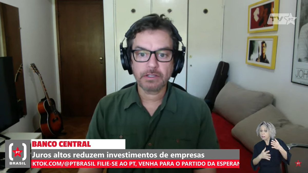 #AoVivo no Jornal PT Brasil📍 Fernando Brasil, editor do site do PT Nacional, comenta que as companhias brasileiras gastaram mais com juros do que suas atividades de investimento em 2023.