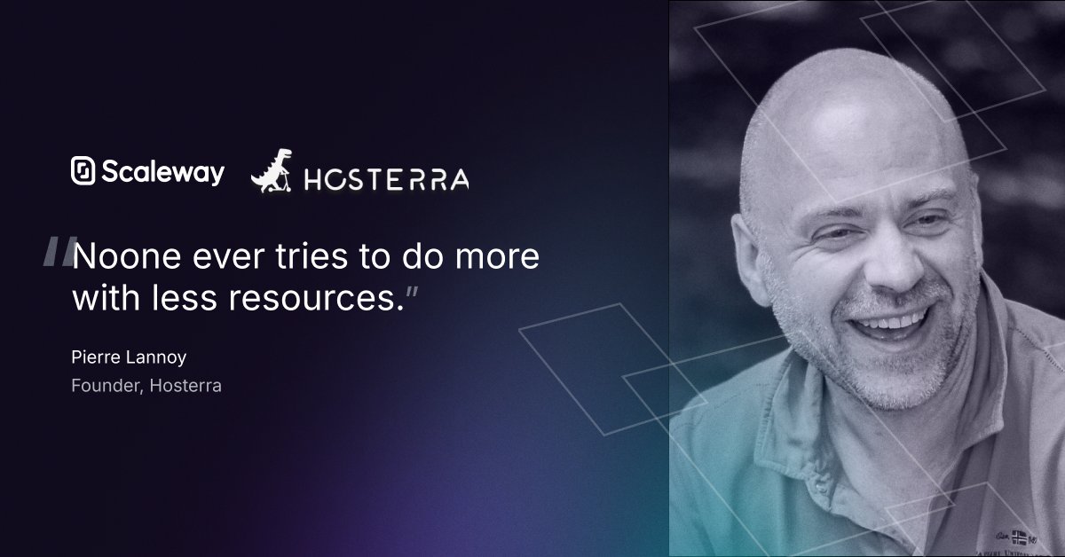 'As memory uses less energy than the CPU, I check what's in the cache every time. If I can deliver that, rather than restarting calculations with the processor. This way, CPU energy is saved,' says Pierre Lannoy, Hosterra's founder, in his testimonial 👉 ow.ly/KZug50Rlg6F