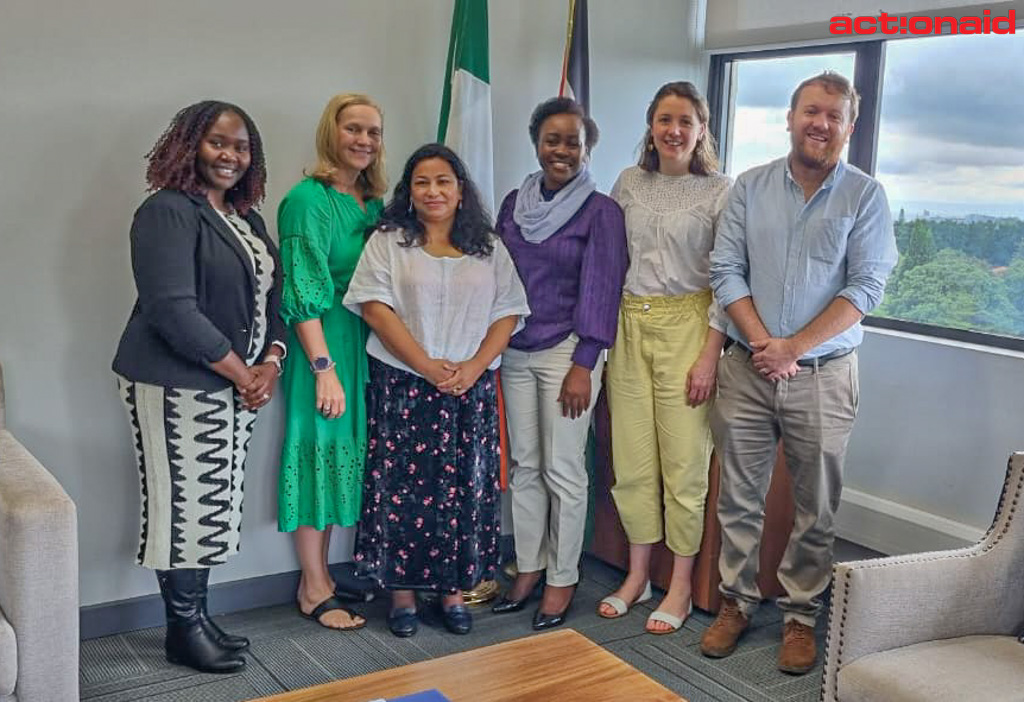 Our Executive Director, @susanhotieno , alongside a team from @Actionaid_Ire held a productive meeting with Jill Clements, Deputy Head of Mission and Head of Cooperation at the Irish Embassy in Kenya @IrlEmbKenya . With generous support from @Irish_Aid through ActionAid