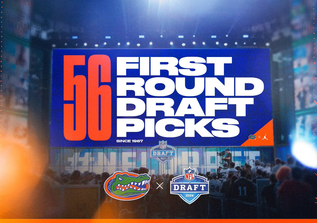 That’s a lot of first round draft picks. 🐊 #GoGators | #GatorMade