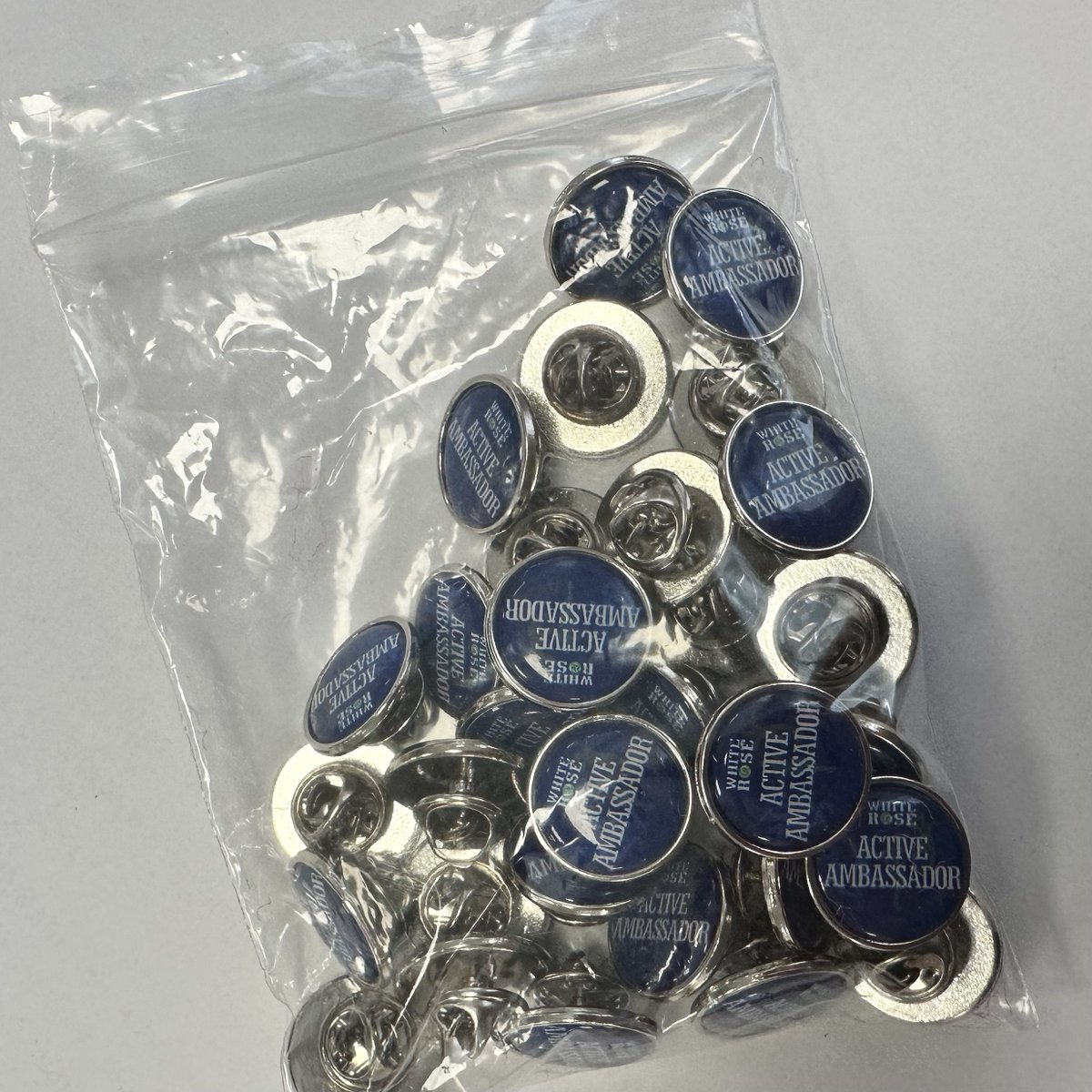 Active Ambassador pin badges ready to be delivered to our newest Active Ambassadors at <a href="/BaildonCE/">Baildon CE Primary School</a>. With fully branded quarter zips on the way too, we can't wait to see them being warn by the amazing children at school! #activeambassadors #leaders #activity #investinginfutures