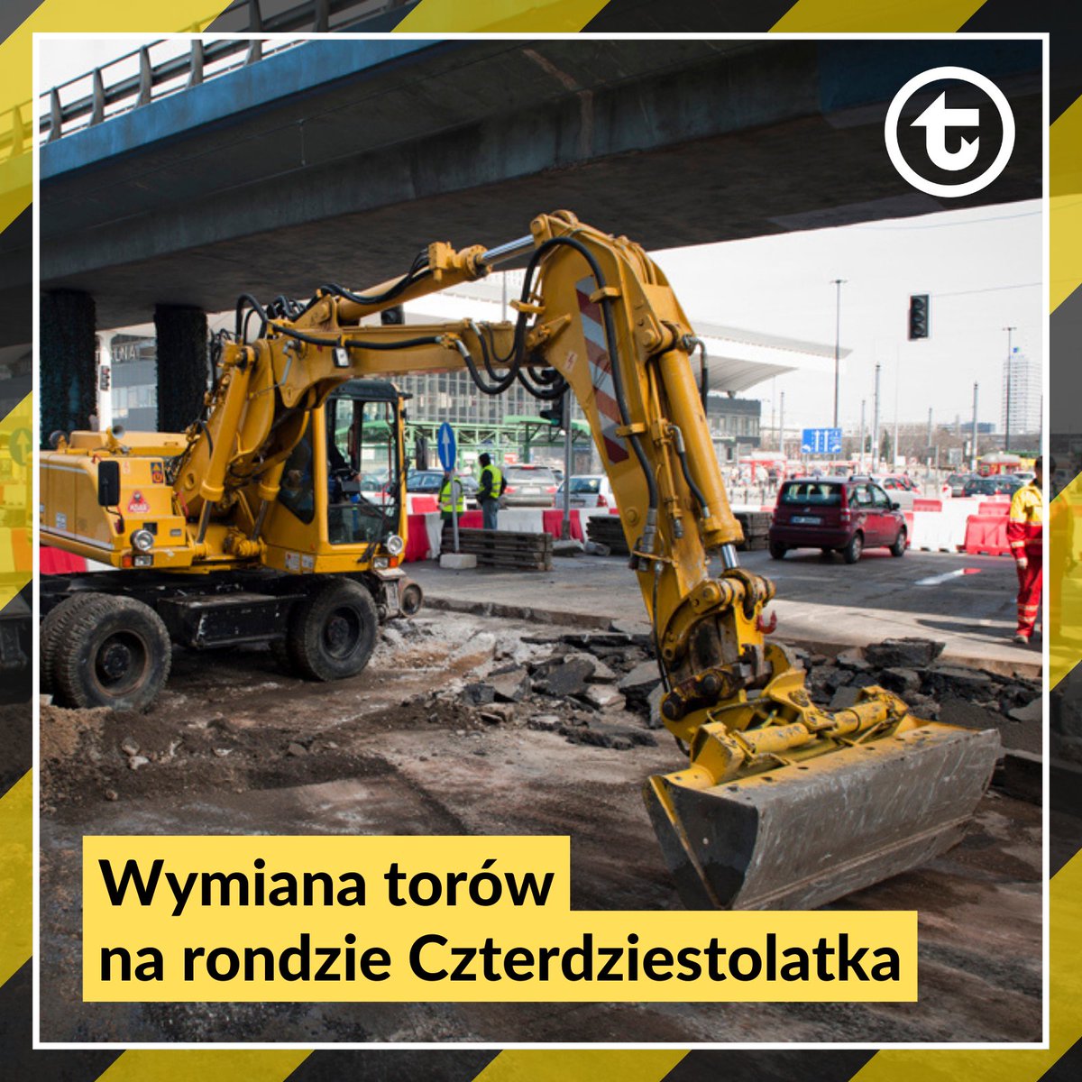 ⚠️🚋 W weekend torowcy będą pracowali na rondzie przy dworcu Centralnym. Zmienią się trasy #tram 9 i 22, a 7 i 24 nie wyjadą. W ich miejsce uruchomimy linie zastępcze 71, 77 i 79 oraz #bus Z-9. ℹ➡ wtp.waw.pl/newsy/2024/04/…