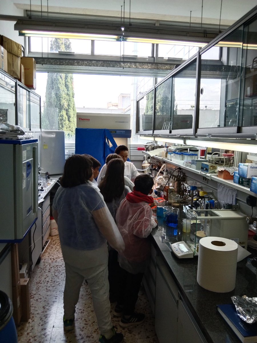 De pas han visitat el laboratori de <a href="/TecnATox/">TecnATox</a> al <a href="/deqURV/">Departament d’Enginyeria Química URV</a> . Tots hem après.