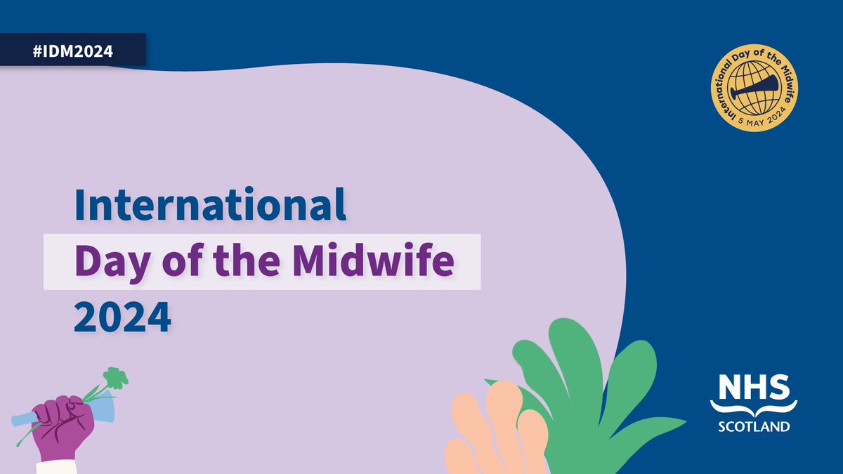 It’s International Day of the Midwife on Sunday 5 May💫To celebrate we’ll be sharing stories and insights from midwives across NHSScotland. Join us to learn more about this exciting career! 📲 careers.nhs.scot/explore-career… #NHSScotlandCareers #IDM2024