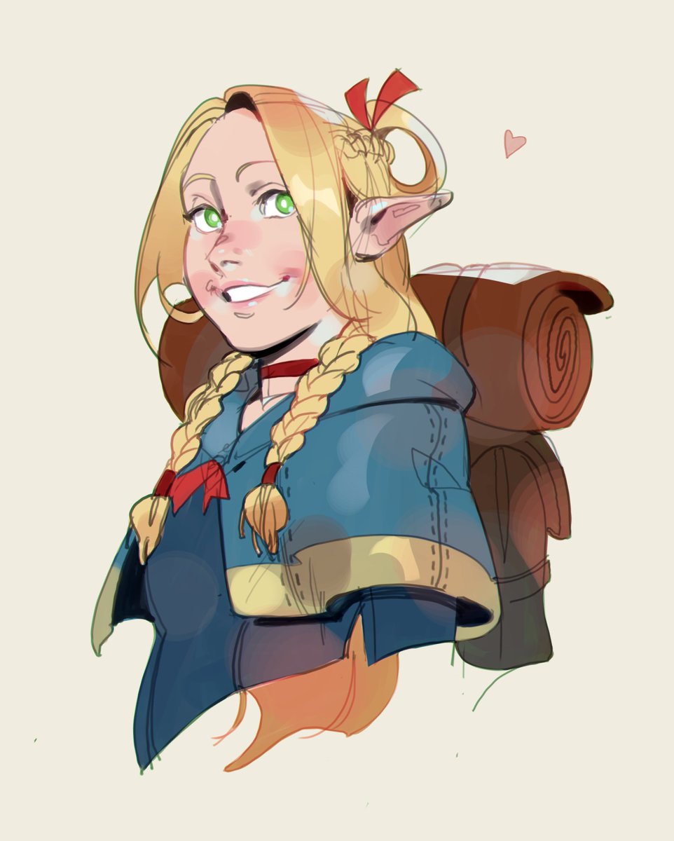Patreon sketch request: Marcille from Dungeon Meshi! 🍛