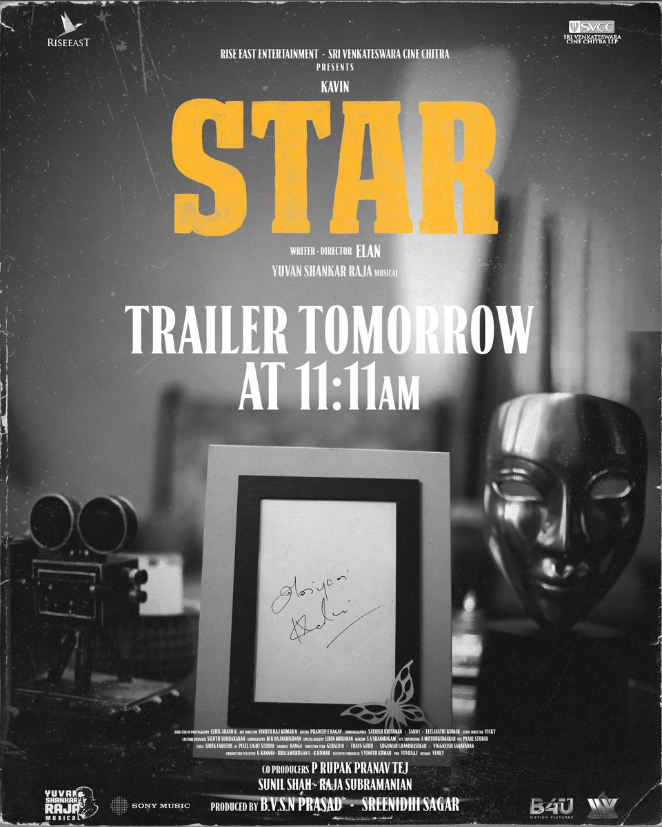 2024 First SuperHit Movie #StarTrailer from tomorrow 11.11 AM 👊🔥😇🤗⭐

#STARMOVIE #kavin #Elan 
#STARFromMay10