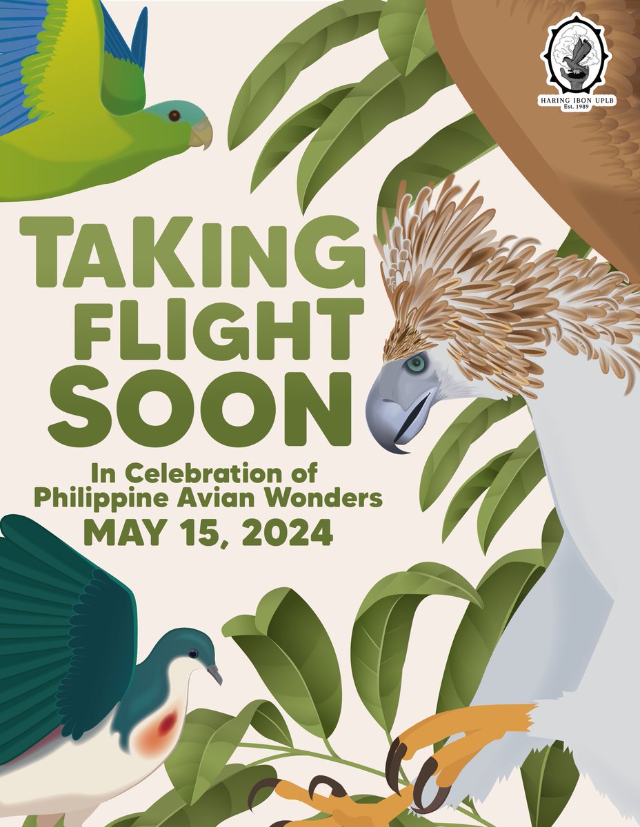 UPLBHaringIbon's tweet photo. 𝐂𝐚𝐭𝐜𝐡 𝐨𝐮𝐫 𝐟𝐥𝐢𝐠𝐡𝐭 𝐚𝐬 𝐰𝐞 𝐰𝐚𝐧𝐝𝐞𝐫 𝐢𝐧𝐭𝐨 𝐭𝐡𝐞 𝐝𝐨𝐦𝐚𝐢𝐧 𝐚𝐛𝐨𝐯𝐞!

Take your flight with HIUPLB and commit to the challenge as we revive the essence of collective and substantial environmental advocacy! https://t.co/93oaCKPiuZ