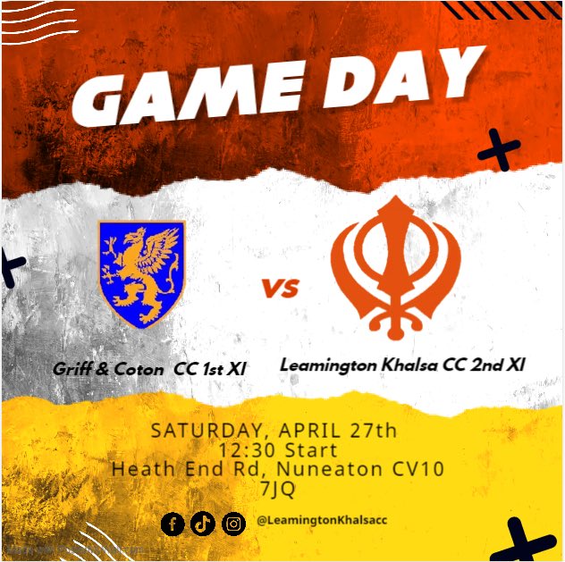 LeamKhalsaCC's tweet photo. All 3 sides out this weekend hoping for some action after last weekends washout 🌧️ 

Details of the games below ⬇️ https://t.co/YzExMsCrH3