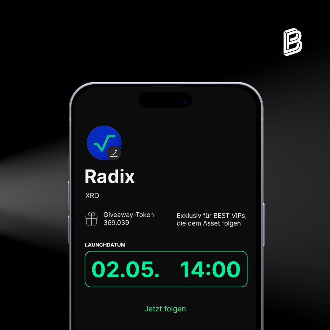 Die #BitpandaSpotlight-Uhr tickt wieder einmal! 🚀

@radixdlt ist eine Layer-1-Smart-Contract-Plattform, die eine Web3-Zukunft für alle schaffen soll. Sie haben einen hochgradig optimierten Stack aus benutzerdefinierten Technologien entwickelt, der Wallet, Programmiersprache,…