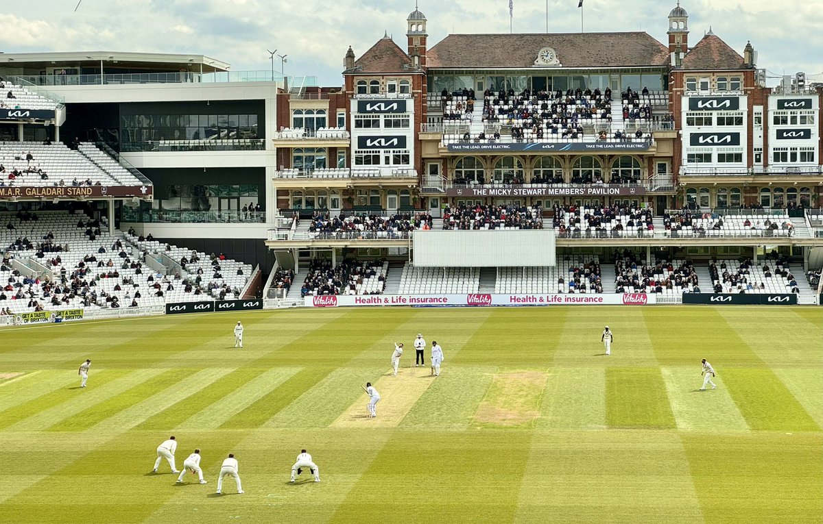 More action at The Oval today