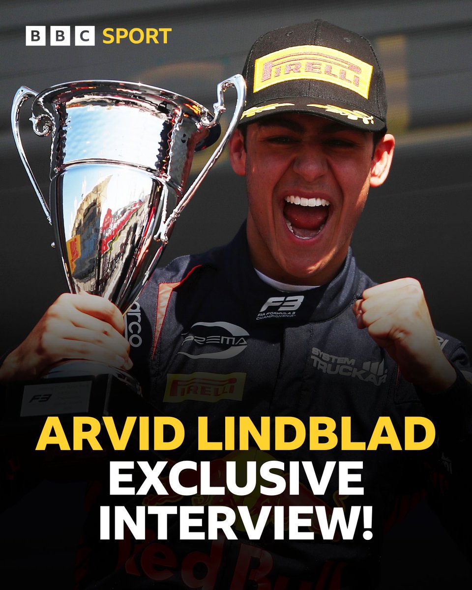 Arvid Lindblad Exclusive Interview! 🇬🇧 🔝 2 or 3 years to make F1 🇦🇹 A call from Dr Helmut Marko 🏆 Two #F3 podiums from four races The Surrey-based teenager has impressed in @Formula3, and is eyeing a spot in #F1 in the future... 👀 On @BBCSurrey & @BBCSounds from 6pm! 🕕📻