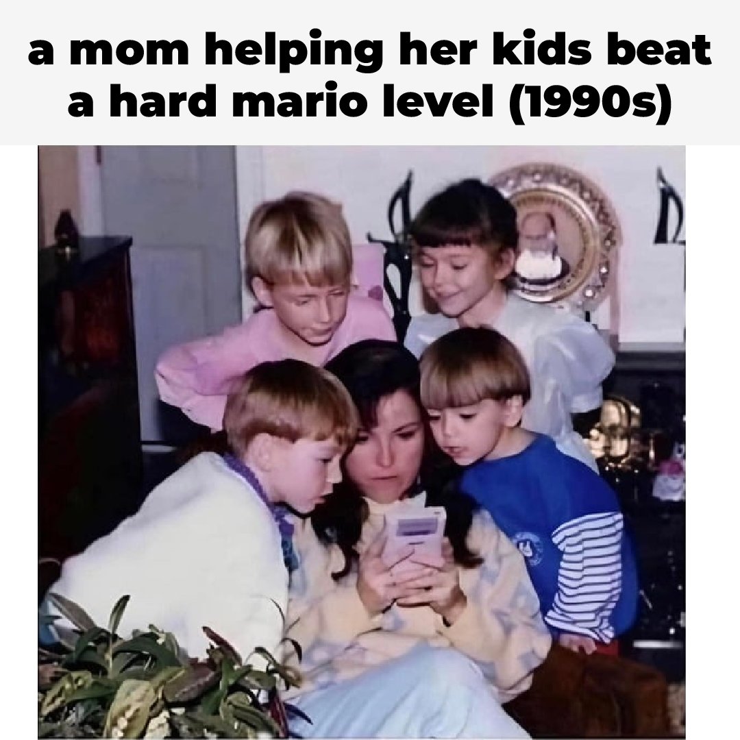 We all remember asking our parents for help, when did you ask for your parent's help with a game?
.
.
.
#90skids #nostalgia #retro #gameboy #nintendo #mario #90s #moms #family #familymemories #childhood #childhoodnostalgia #retrogaming #nintendogameboy #marioland #supermario…