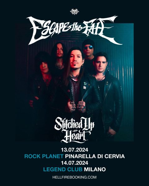 Escape The Fate: due date live in Italia a luglio! metallus.it/escape-the-fat… #EscapeTheFate @HellfireBooking @legend_milano @EscapeTheFate @stitchedupheart