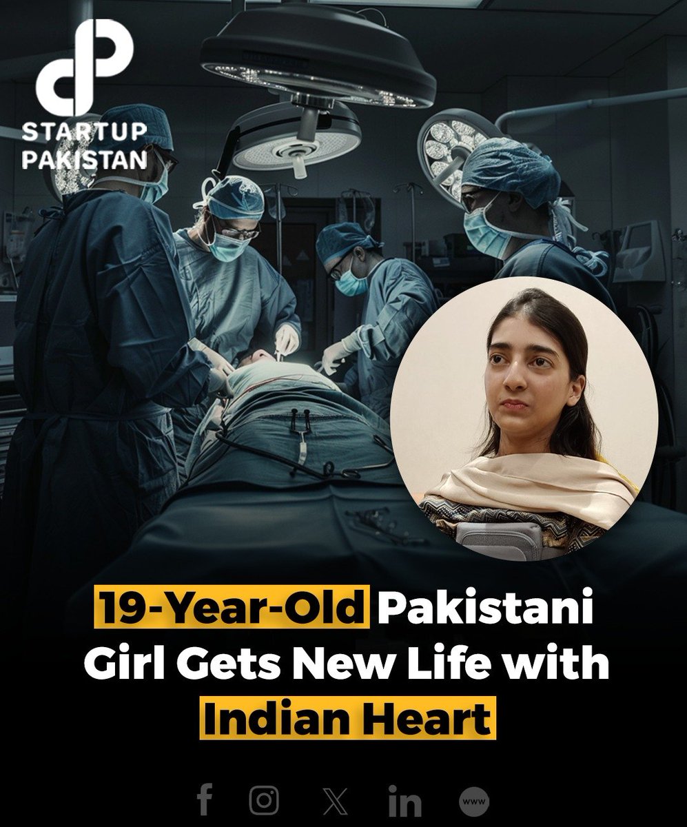 Nineteen-year-old Ayesha Rashan, a resident of Karachi, underwent a life-saving heart transplant in Chennai, India, thanks to the generosity of a 69-year-old organ donor. 

#pakistani #girl #heart #transplant #newlife