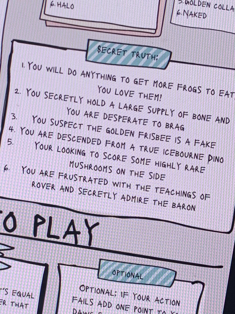 DinodawgKingdom's tweet photo. What is your secret truth?? Coming soon - the dinodawgs rpg https://t.co/1JwlpD3JJX
