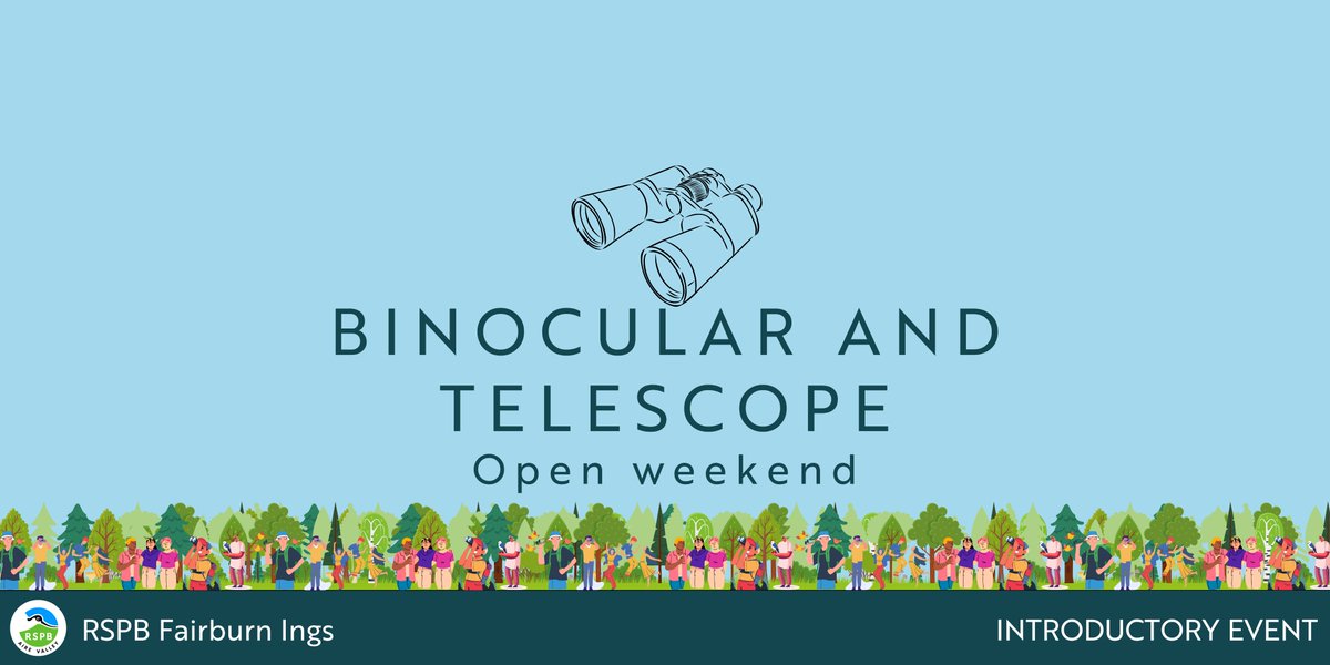 Looking for help finding your next pair of #binoculars or a #telescope to help you #getcloser to #nature?🔭🌳 #RSPBFairburnIngs experts will be on hand on 4 and 5 May to show you our stunning range. More info here: events.rspb.org.uk/events/65126 📸|Heidi Campbell