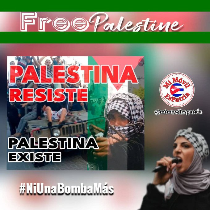 #PalestinaNoEstaSola #NiUnaBombaMás #SantiagoDeCuba @LaCmkc