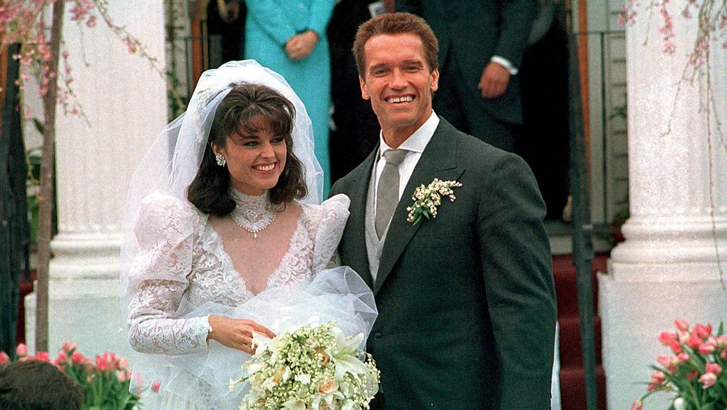 On this date in 1986 actor Arnold Schwarzenegger married television journalist Maria Shriver in Hyannis, Massachusetts. The couple had met a decade prior at a celebrity tennis tournament. #80s #80sweddings #1980s