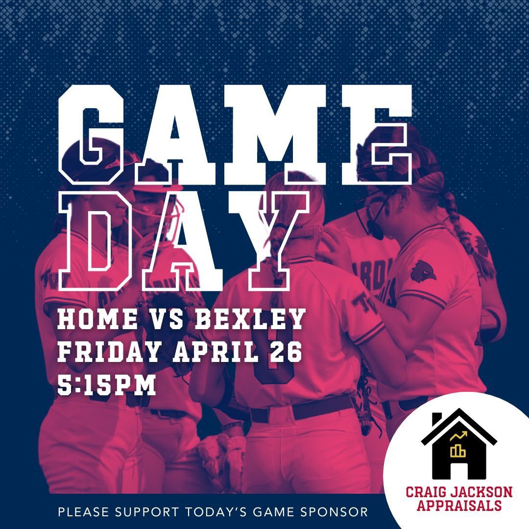 Tonight's forecast? Sunshine, smiles, and a healthy dose of friendly competition as the Cardinals host Bexley at 5:15pm. And what's more American than a hometown victory on a glorious spring evening? Rhetorical question, folks. See you there!