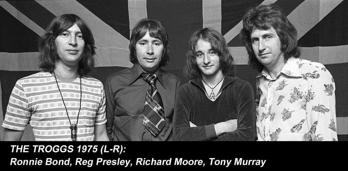 BTD Apr26,1945 #TonyMurray bassist for The Troggs 1969–77, 1979–84. Played on Elton John’s Empty Sky album then joined The Troggs when they reformed in 1969