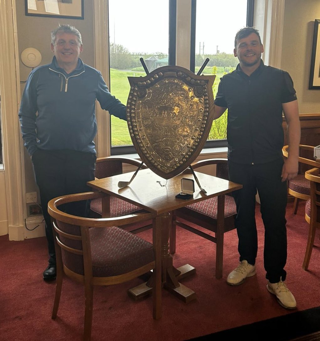 The Edward Trophy -Sun.28/4 -Glasgow Gailes Play well our 11 Lanarkshire players, including the defending champion, Andy Steven of Easter Moffat GC, at the prestigious Edward Trophy this Sunday. Finally the golfing season is underway at both club level & further afield.👍