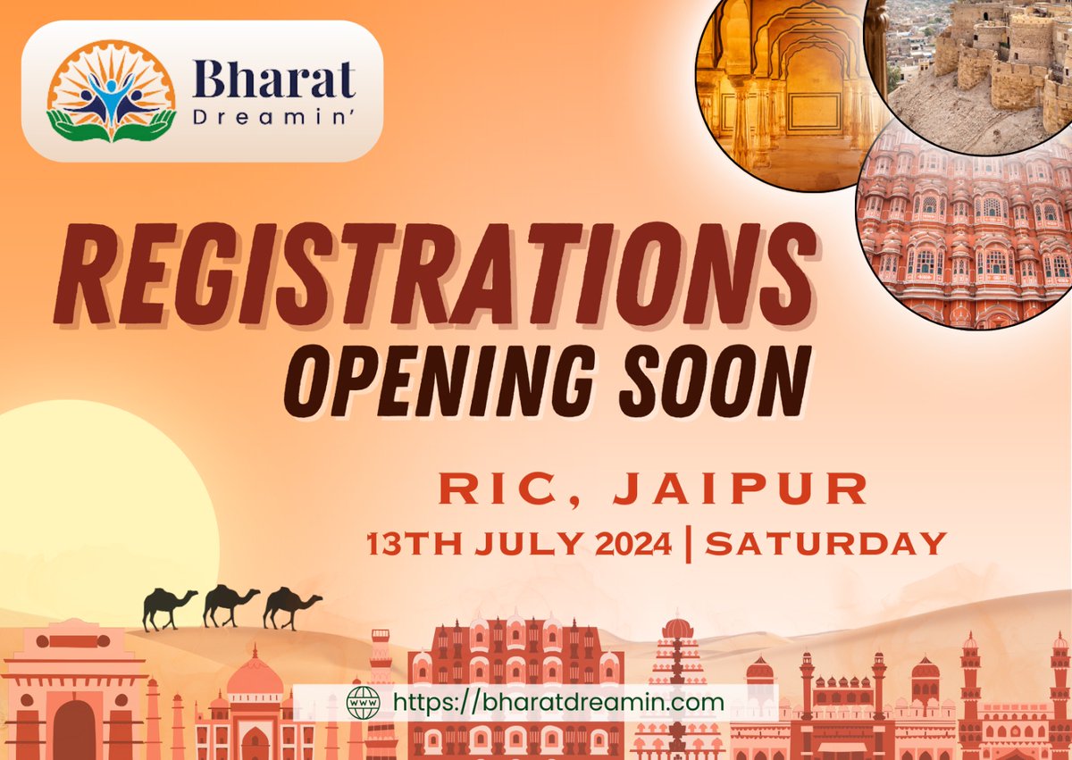 Here we go!!

Registrations are opening soon for #bharatdreamin

Stay tuned for all the updates and the chance to avail the early bird pricing

#trailblazercommunity #salesforce #Trailhead