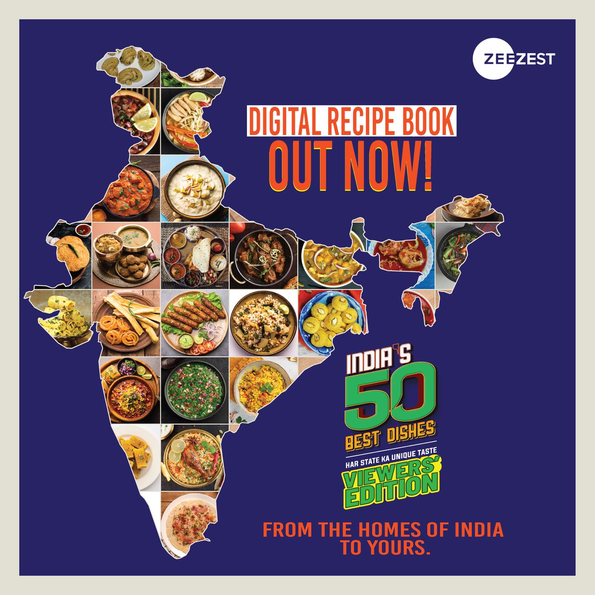 Attention, food lovers! Our quest for India’s top 50 dishes has finally culminated in a delectable recipe book that’s now LIVE on our website!

zeezest.com/zeezest_digita…

#IndiasTop50Dishes #DigitalRecipeBook #IndianRecipes #DigitalBook #ZeeZest #Indias50BestDishesSeason3