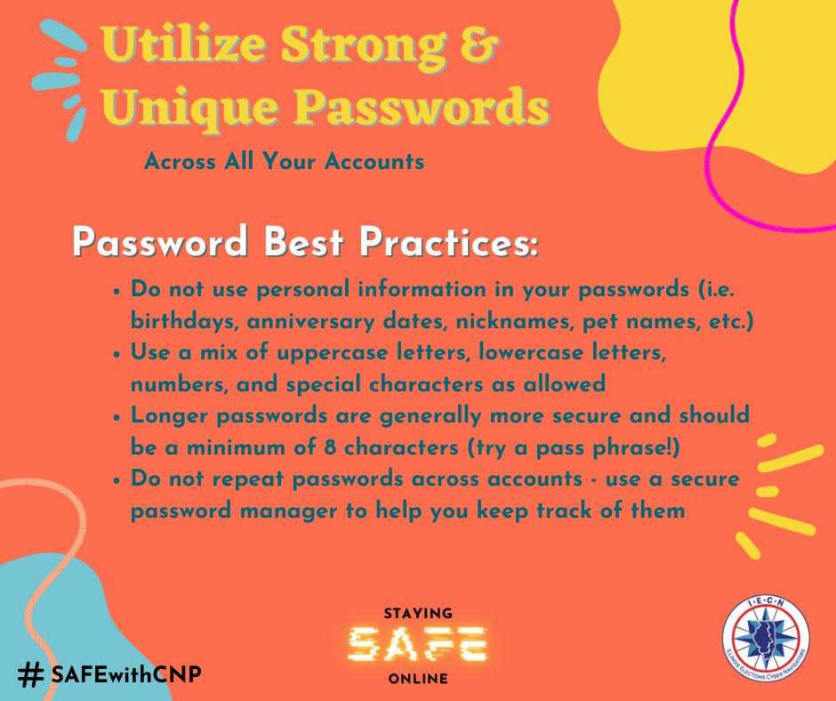 Don't make it easy for hackers to access your accounts. Follow these expert tips for best password practices.
