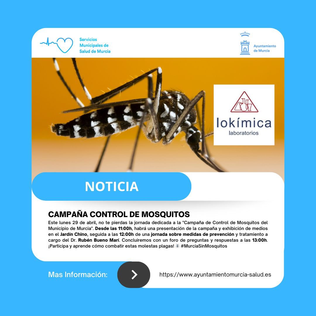 🦟 Plan for the next week! 👇🏻 #MurciaSinMosquitos @lokimica @Rentokil_es