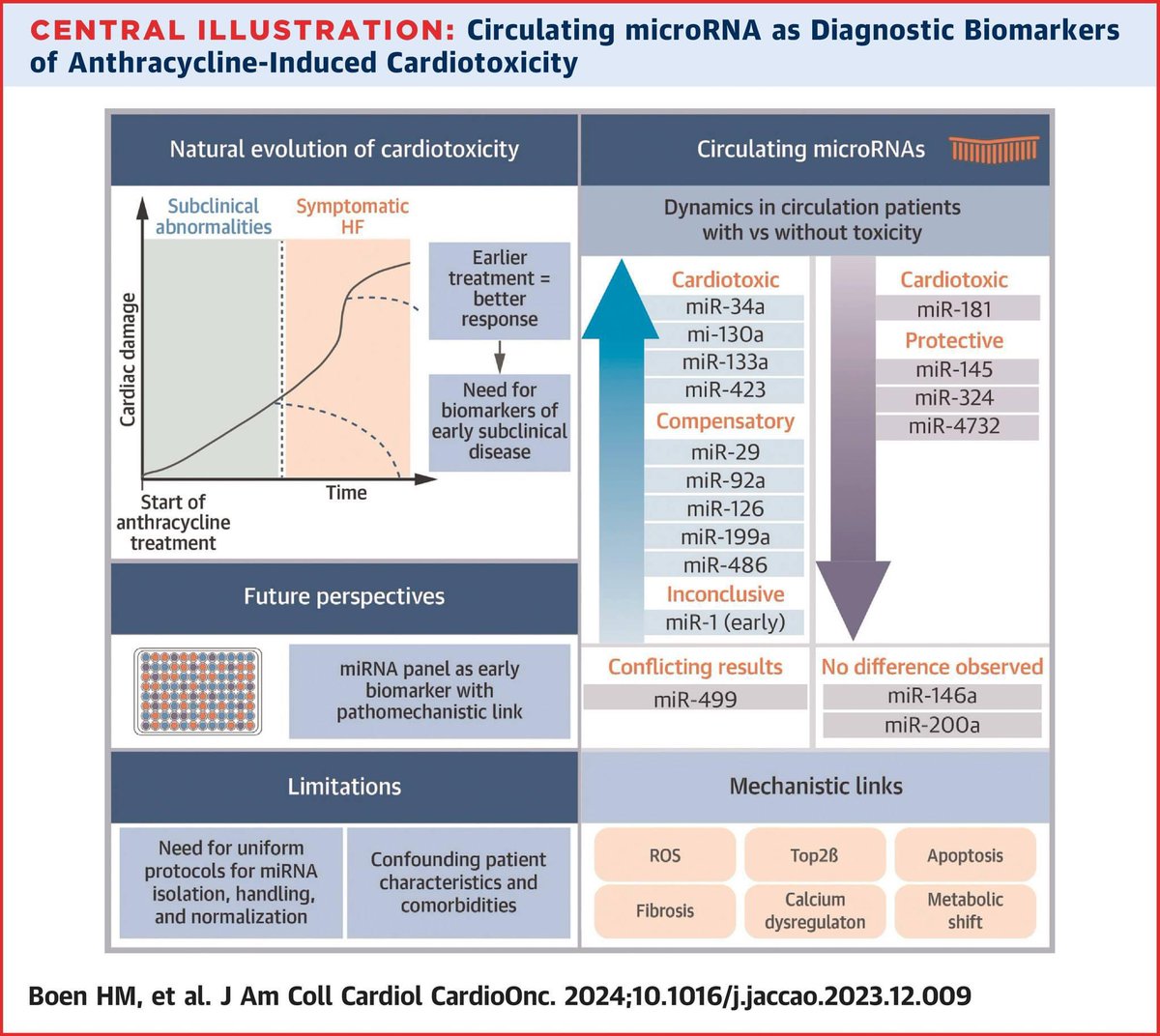 New specific #biomarkers for cancer therapy-related cardiac dysfunction with a direct pathomechanistic link: Are circulating #microRNAs ready for clinical practice? #JACCCardioOnc bit.ly/3xPLsN4