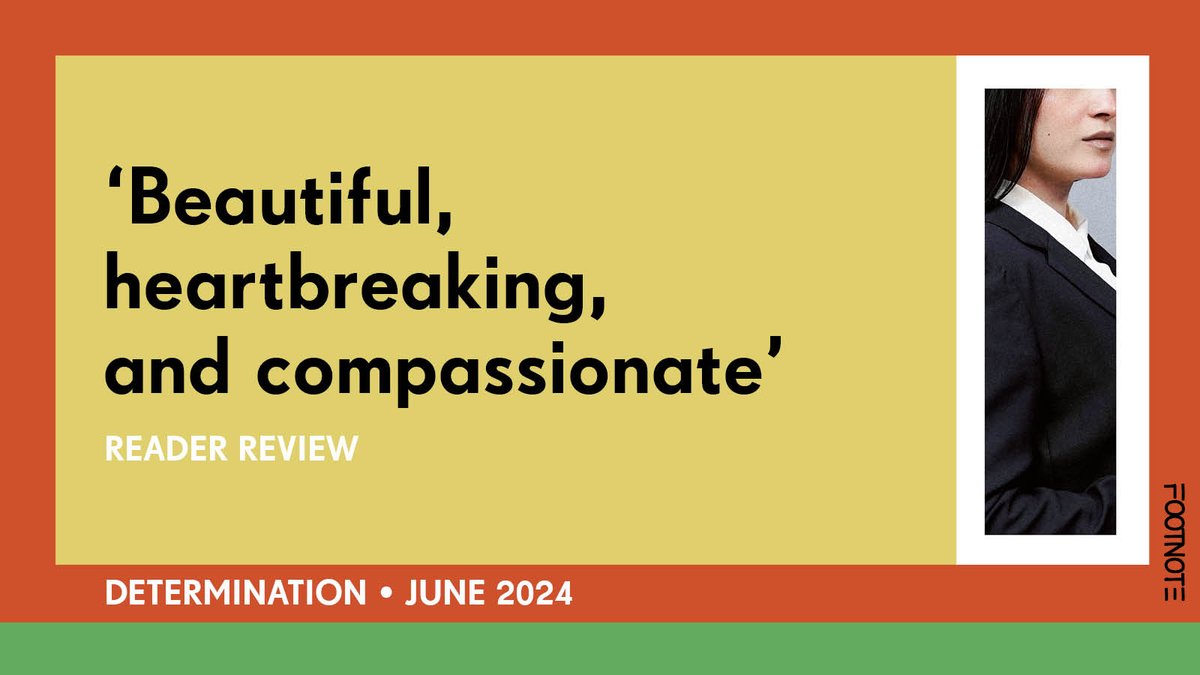 The first @netgalley review is in for @itsmetawseef's #Determination - 'I found myself feeling deeply connected with all the characters and it was hard to put this book down'. Coming June 2024