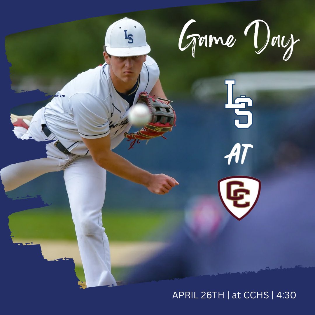 No better way to end the week than with baseball! 

🆚 Concord-Carlisle
📅 Fri, Apr 26
📍 CCHS
🕓 4:30 p.m.
💻 bit.ly/LS_Varsity