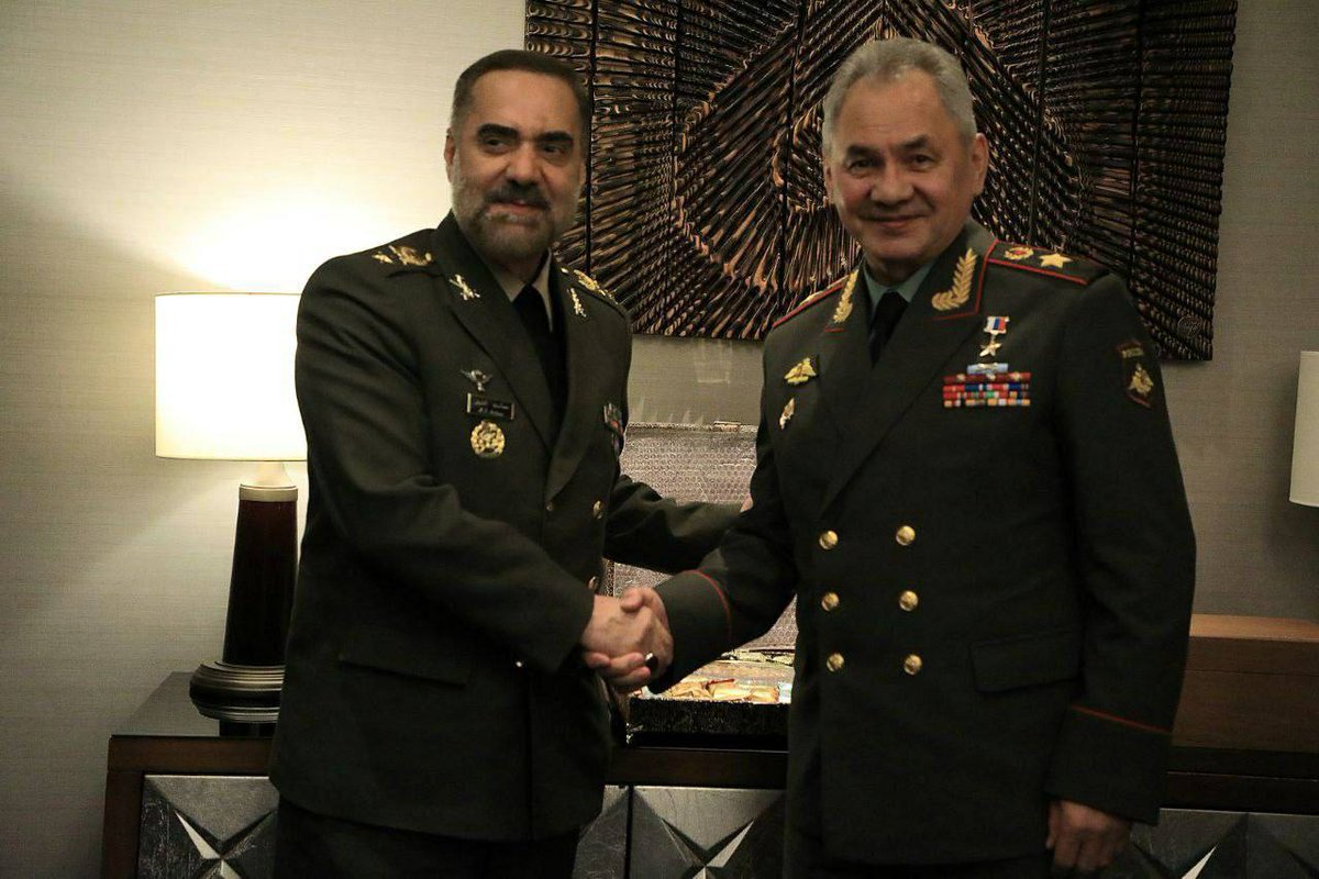 ⚡️BREAKING 

Chinese and Russian defence ministers have said their countries will further expand military cooperation with Iran