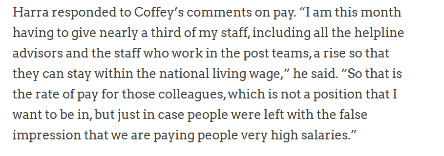 employmentwrite's tweet image. Civil service pay is at such a level that one third of staff in one key public facing role have received a rise simply because Minimum Wage legislation requires this. @pcs_union  

civilserviceworld.com//professions/a…