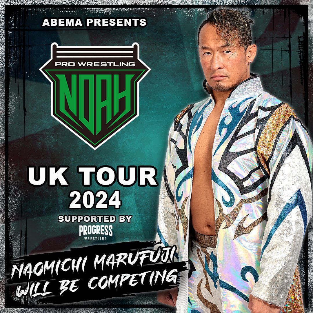 ／ 🇬🇧ABEMA presents NOAH UK Tour 2024に丸藤正道、ジャック・モリス、LJ・クリアリー、YO-HEY参戦！ ＼ 🗓️9/6(金)エジンバラ　O2 Academy 🗓️9/7 (土)マンチェスター　O2 Ritz 🗓️9/8(日)ロンドン Electric Ballroom 大会チケットはこちら progresswrestling.com/tickets/ #noah_ghc #PROGRESSWrestling