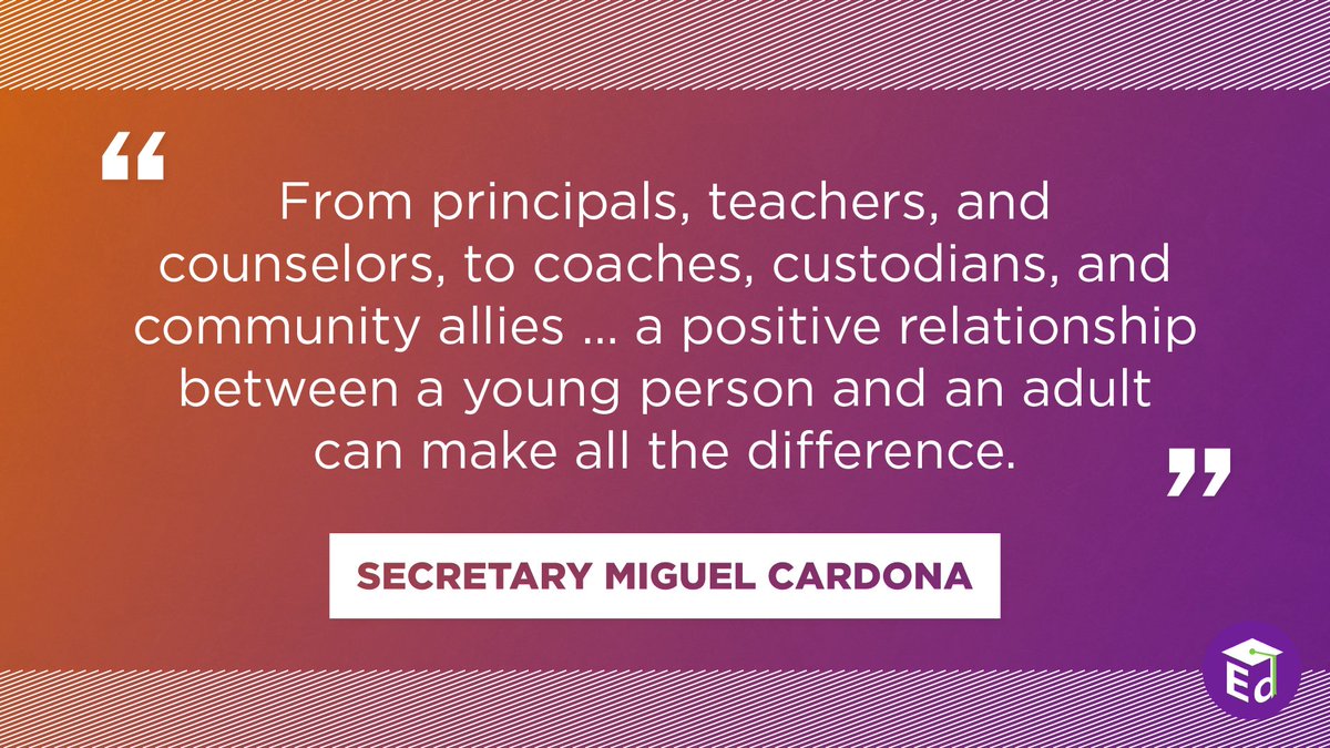 #DYK: 1 in 3 students doesn't have a mentor - someone outside their family to turn to for support & advice. Learn how you can make a difference in a student's life by becoming a mentor through ED's @NPS_Success: partnershipstudentsuccess.org/answer-the-cal… #FactFriday #NationalVolunteerWeek