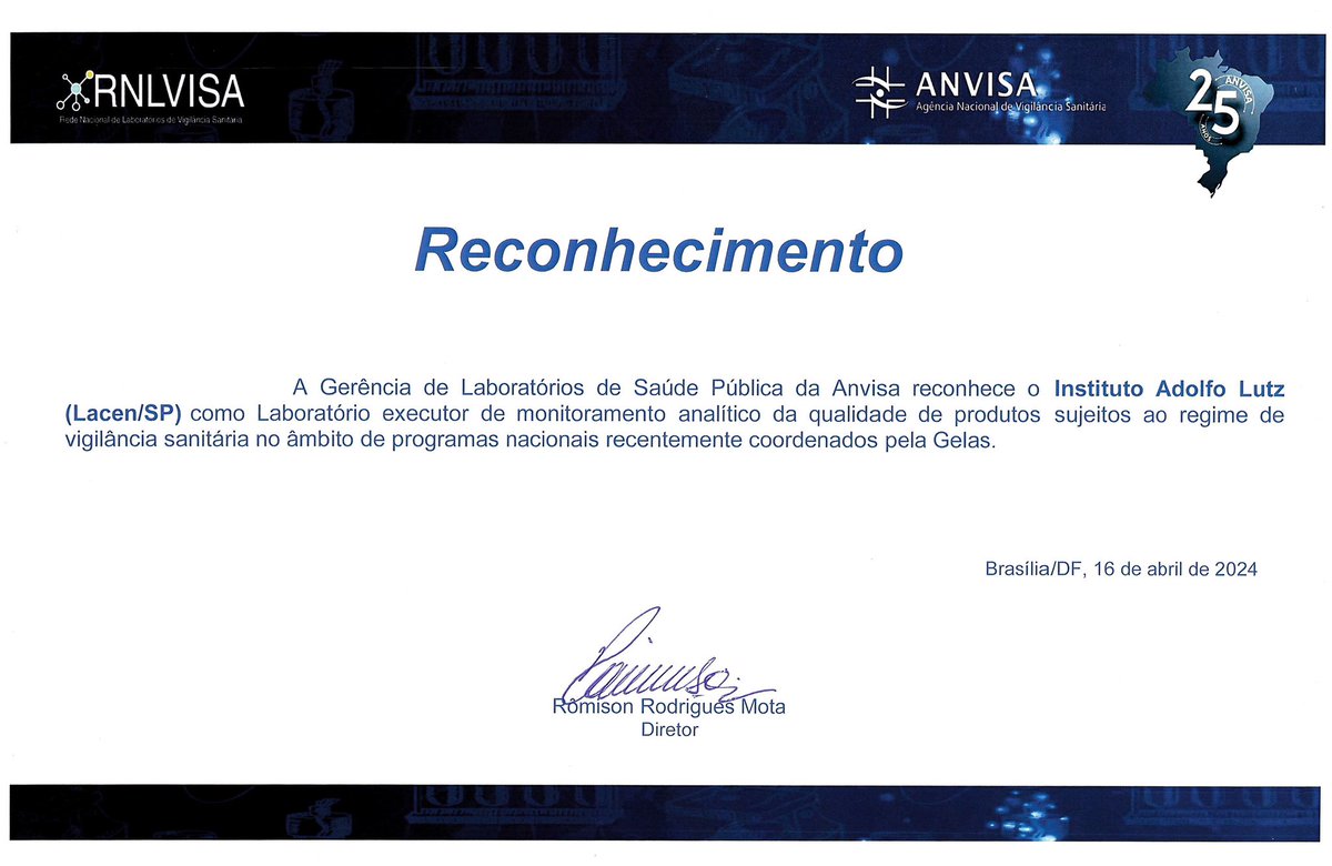 Instituto Adolfo Lutz tweet media