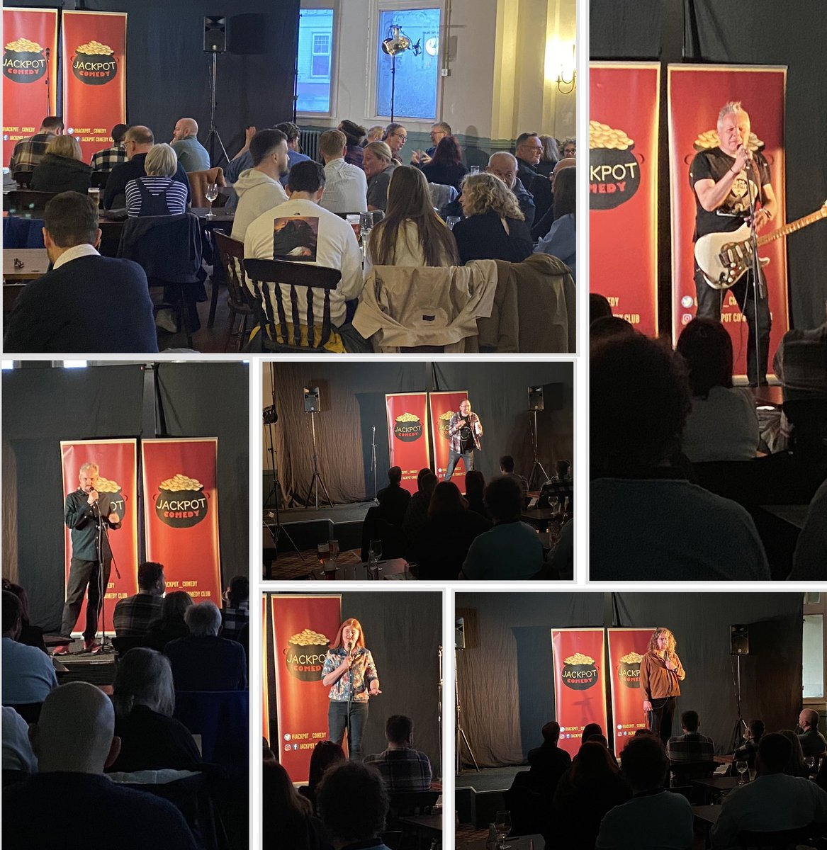 Another rip-roaring night at The Bear! Thanks to everyone who came, the amazing bar staff and of course the acts, @DeeringRob , @HanSilvo , Kieran Flynn and @PhilJerky for knocking it out of the park (the park of comedy). Compere was grey squirrel @jamesecook See you in May!