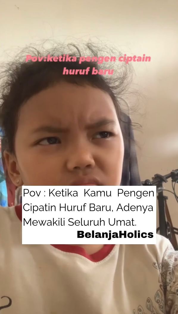 belanjaholics's tweet photo. Berfikir Keras Untuk Menemukan Huruf Baru

a thread https://t.co/dKXF8GIocc
