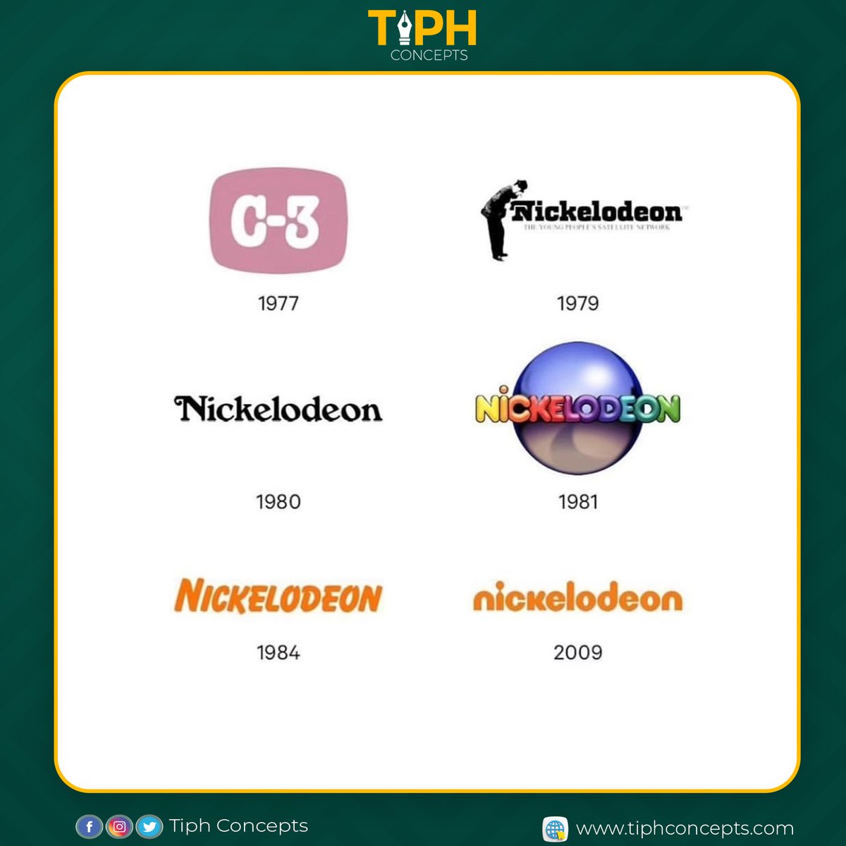 Logo evolution through the years. #apple #nickelpdeon #mubs #uncle mo #instagram #mcdonalds