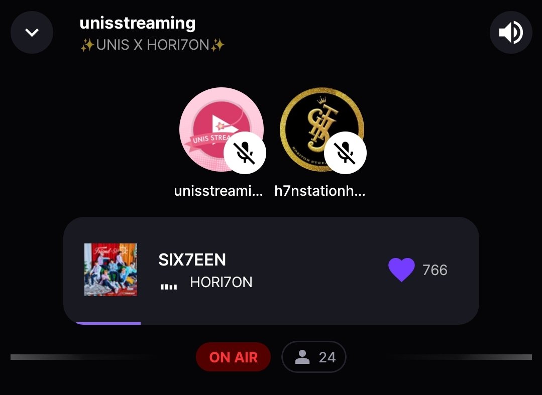 Now Playing: SIX7EEN BY HORI7ON HORI7ON x UNIS on Stationhead 🍀Let's turn LUCKY 7 on 🍀 Join us now, Anchors! Part 1 📅:April 26 ⏰:8PM-11PM PHT 🔗:stationhead.com/unisstreaming #HORI7ONxUNIS #HORI7ON #호라이즌 @HORI7ONofficial