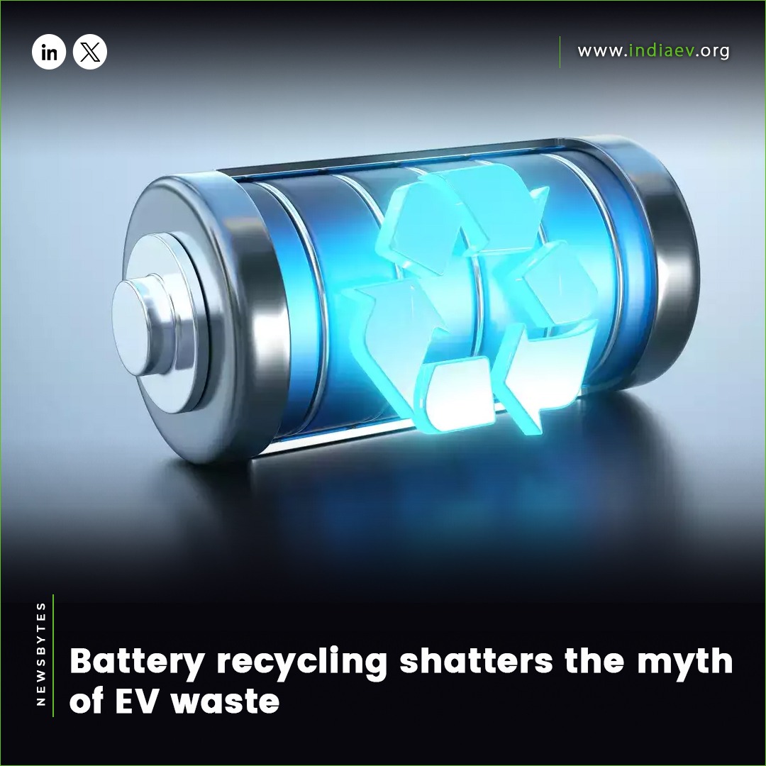 Battery recycling shatters the myth of EV waste

#BatteryRecycling #EVWaste #SustainableEnergy #CleanTech #CircularEconomy #RenewableFuture #GreenTechnology #ClimateAction #RecycleResponsibly #GoGreen #GreenTech #GreenIndia #IndiaEVShow #RenewableEnergy #EntrepreneurIndia